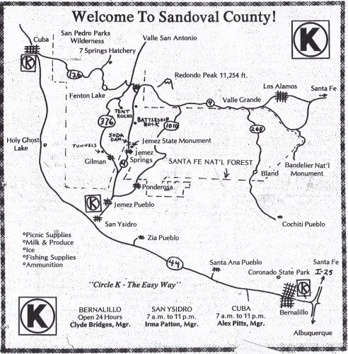 Circle K map