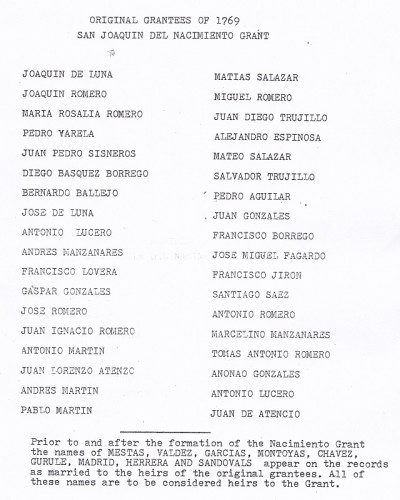 original grantees Cuba